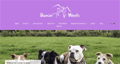 Desktop Screenshot of dancinwoofs.com